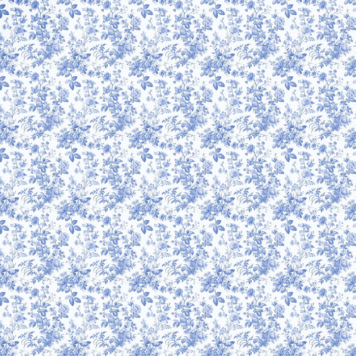 Grandmillenial Blue Floral - Prosecco