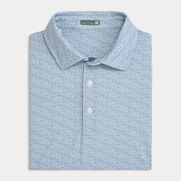 Great White Printed Performance Polo