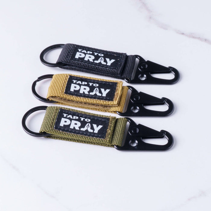 Green | Tap To Pray® Tactical Carabiner Keychain