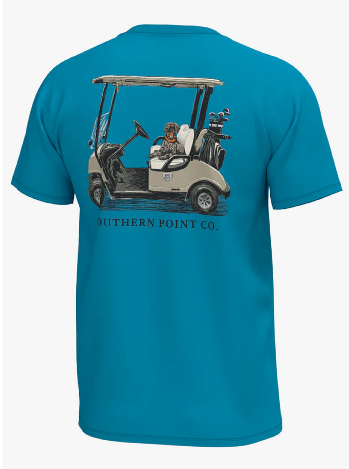 Greyton Golf Cart Tee - Blue
