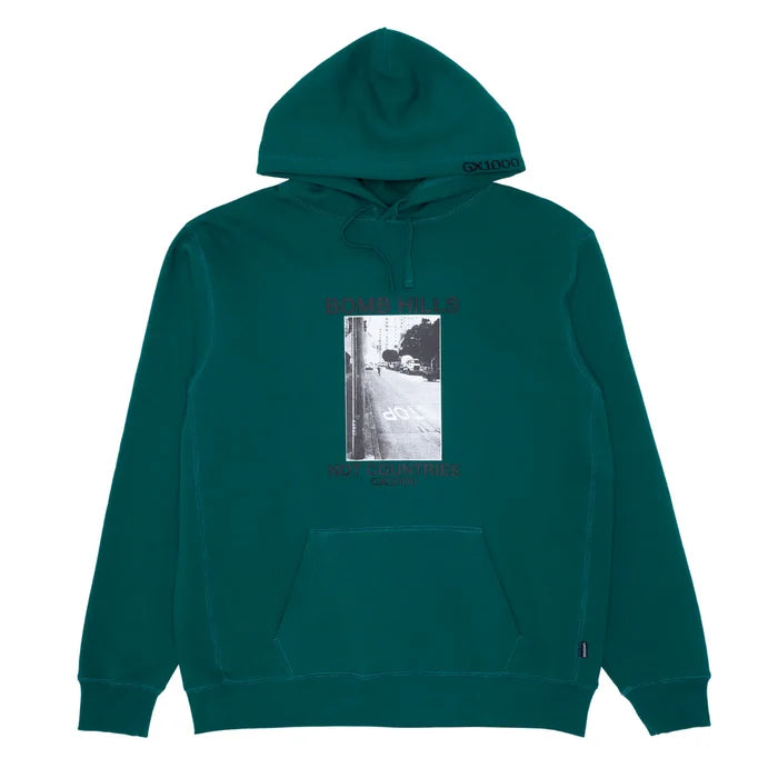 GX1000 - BOMB HILLS HOODIE - EMERALD