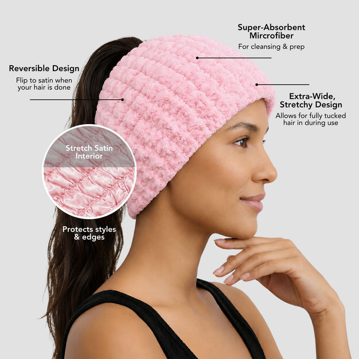 Hairbrella 2-in-1 Satin Spa Headband™ , Bundle of 2