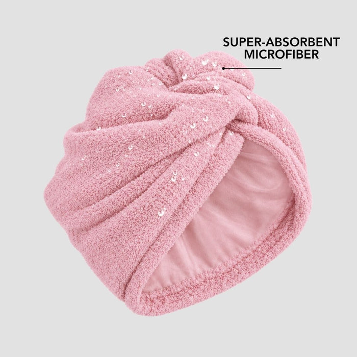 Hairbrella 2-in-1 Satin Twist Towel Turban, Bundle (2)