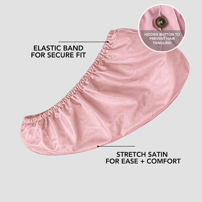 Hairbrella 2-in-1 Satin Twist Towel Turban