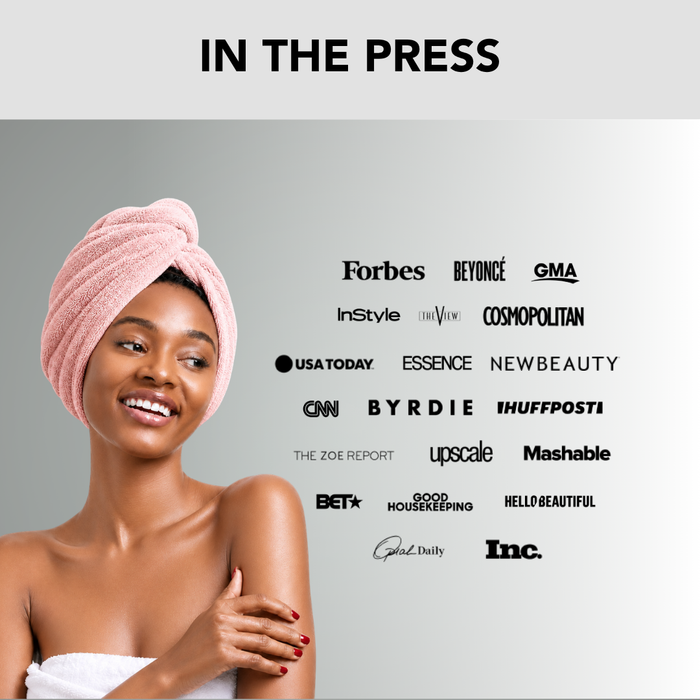 Hairbrella 2-in-1 Satin Twist Towel Turban