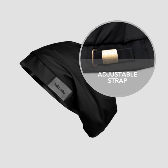 Hairbrella Lite Satin-Lined Rain Hat