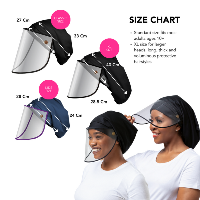 Hairbrella Pro Rain Hat + Face Shield