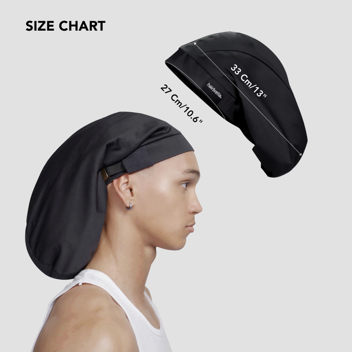 Hairbrella Satin-Lined Shower Cap for Men