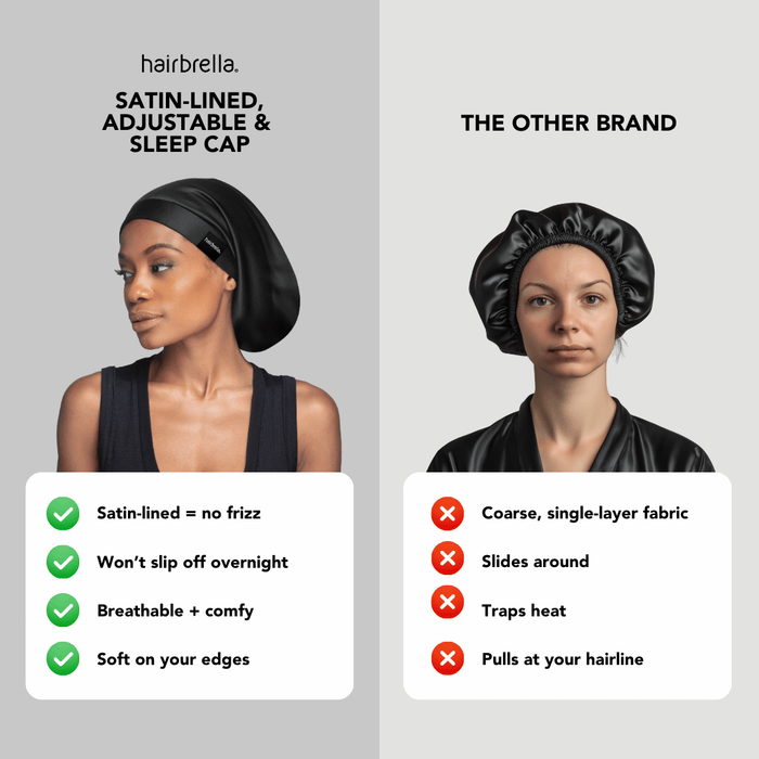 Hairbrella Satin-Lined Sleep Cap