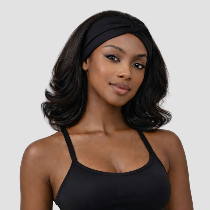 Hairbrella Satin-Lined Twist-Front Headband Bundle of 2
