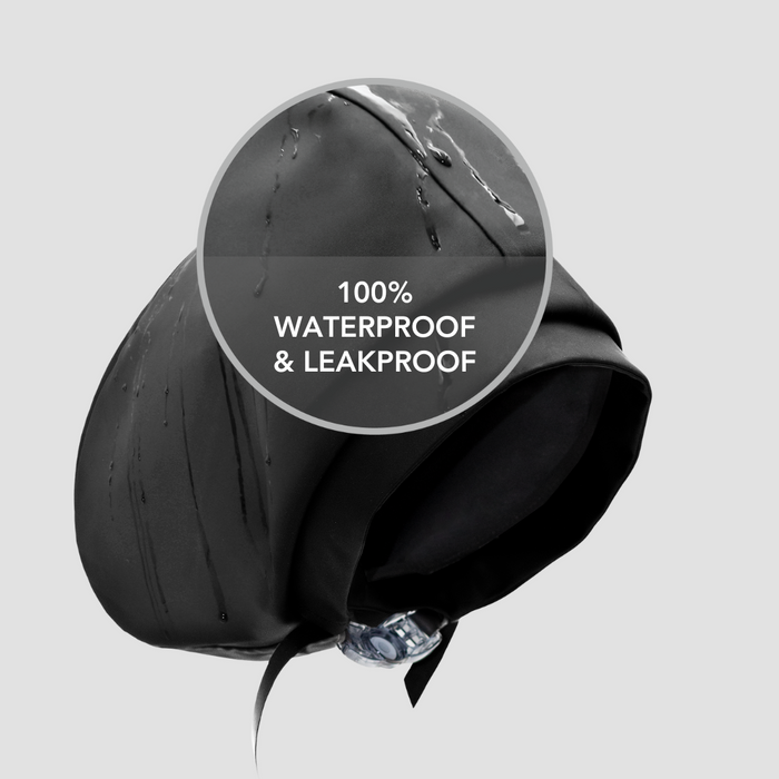 Hairbrella Satin-Lined Waterproof, Adjustable Kid's Swim Cap