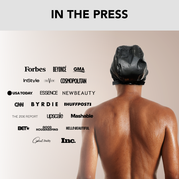 Hairbrella Satin-Lined Waterproof, Adjustable Swim Cap Men