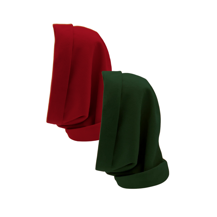 Cranberry / Forest Green