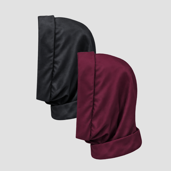 Hairbrella Satin-Lined, Waterproof, Packable Lite Rain Scarf - Bundle(2)