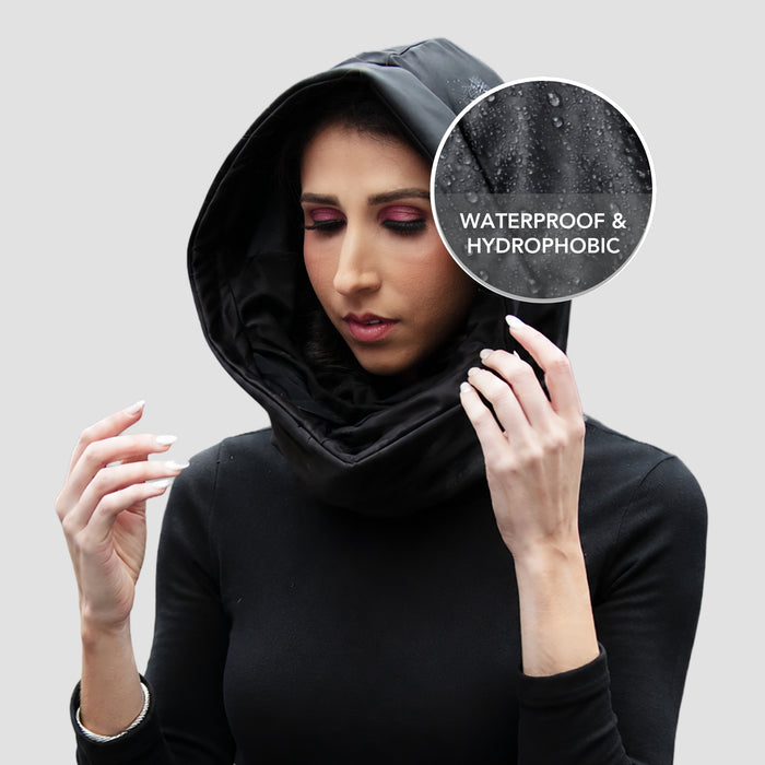 Hairbrella Satin-Lined, Waterproof, Packable Lite Rain Scarf - Bundle(2)