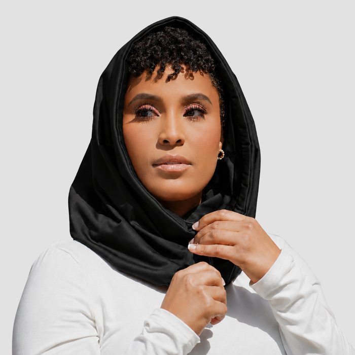 Hairbrella Satin-Lined, Waterproof, Packable Lite Rain Scarf