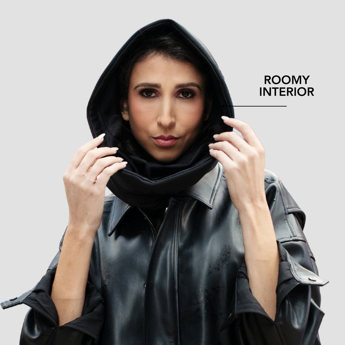 Hairbrella Satin-Lined, Waterproof, Packable Lite Rain Scarf