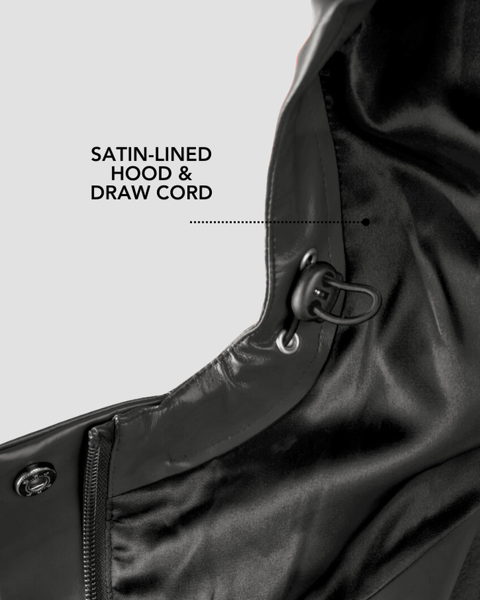 Hairbrella Satin-Lined, Waterproof Rain Jacket