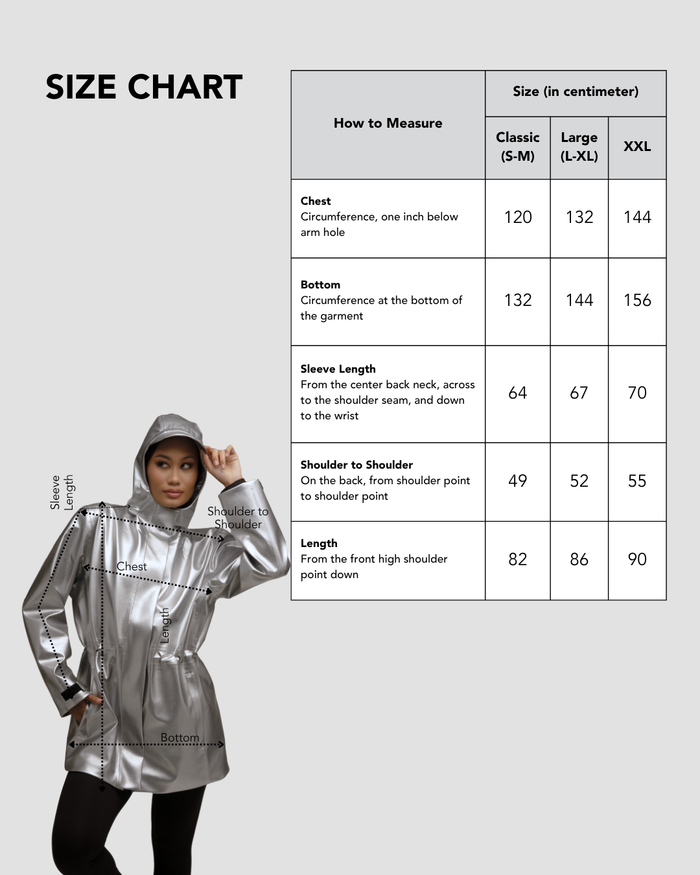 Hairbrella Satin-Lined, Waterproof Rain Jacket