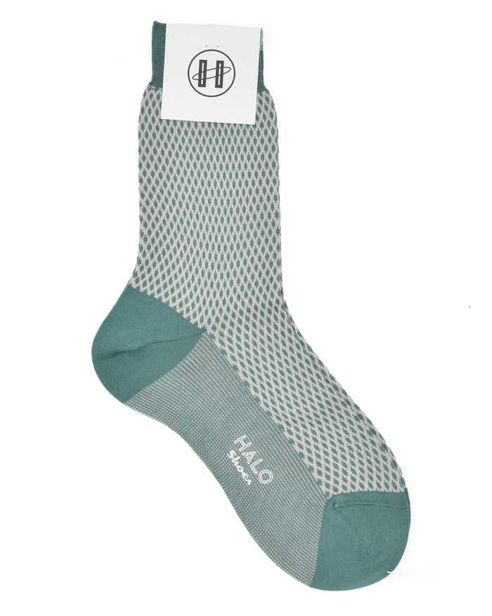 Halo Honeycomb Cotton Crew Sock