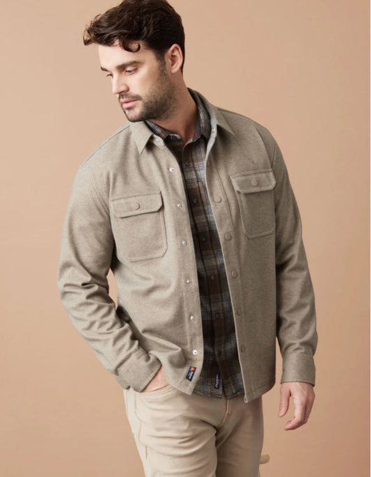 Hamlin Brushed Jacket - Oatmeal