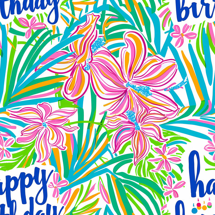 Happy Birthday Floral - Prosecco Collection