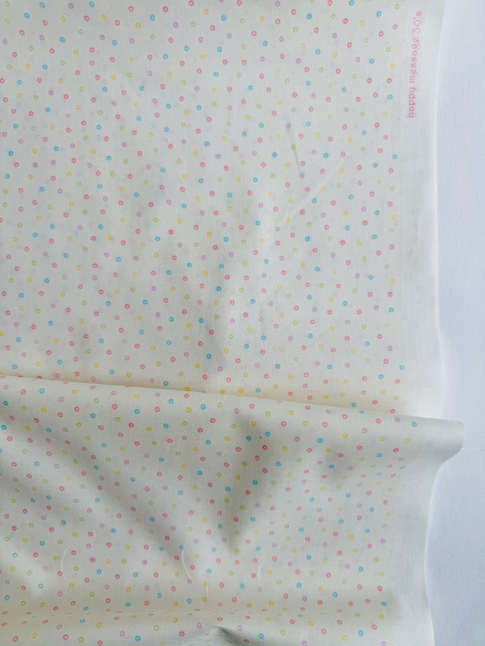 Happy Message 30's - Flower Dot - Pastel - Atsuko Matsuyama - Sojitsu