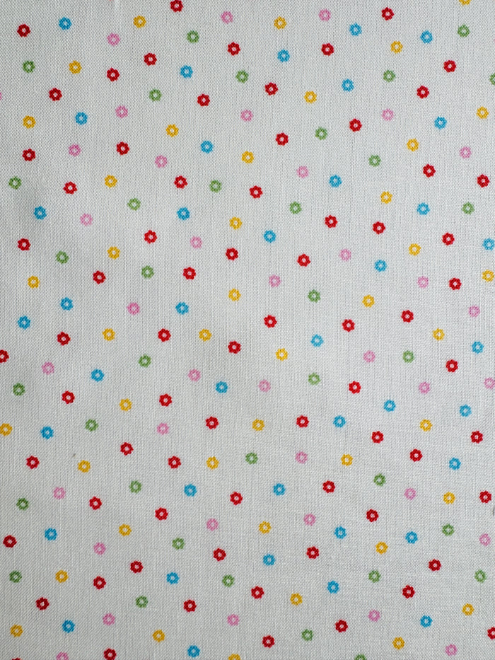 Happy Message 30's - Flower Dot - White - Atsuko Matsuyama - Sojitsu