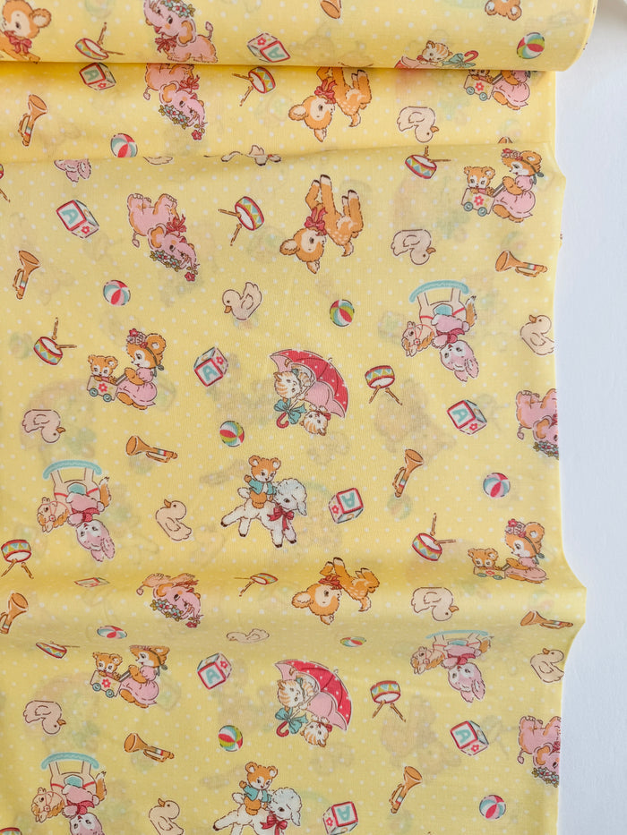 Happy Message 30's - Happy Baby Animals - Yellow - Atsuko Matsuyama - Sojitsu
