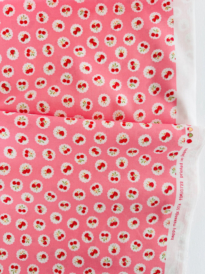 Happy Message 30's - Strawberry & Cherry Lace - Pink - Atsuko Matsuyama - Sojitsu