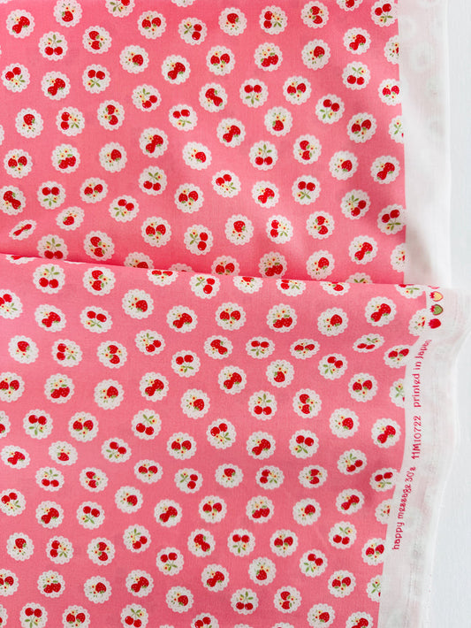 Happy Message 30's - Strawberry & Cherry Lace - Pink - Atsuko Matsuyama - Sojitsu