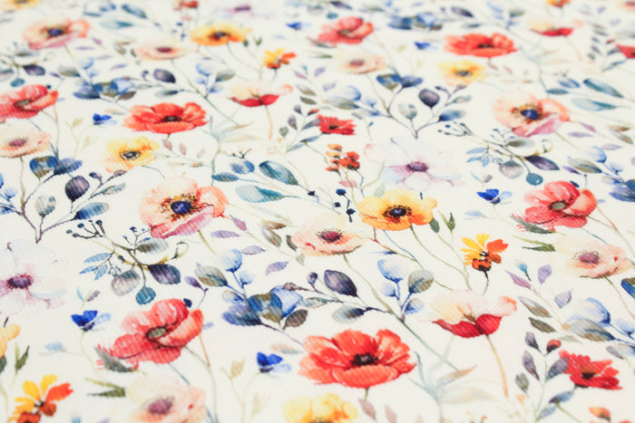 Heirloom Wildflowers Ribbed Knit