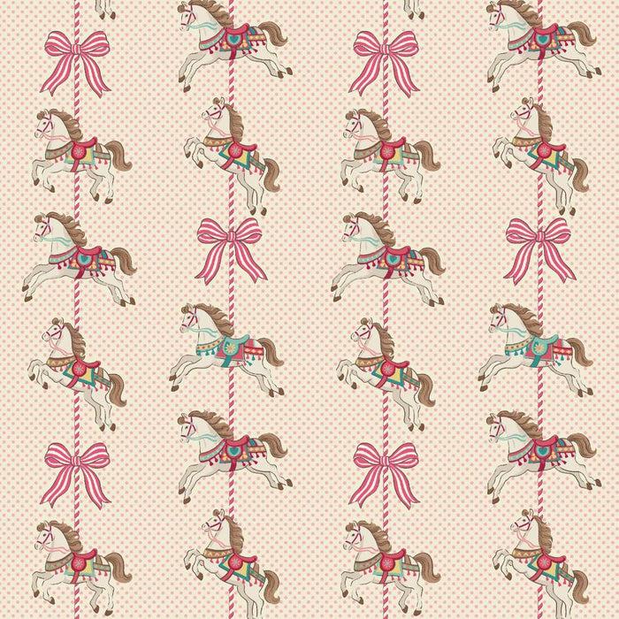 Hello Again 3 - Ribbon Carousel - Off White - Quilt Gate