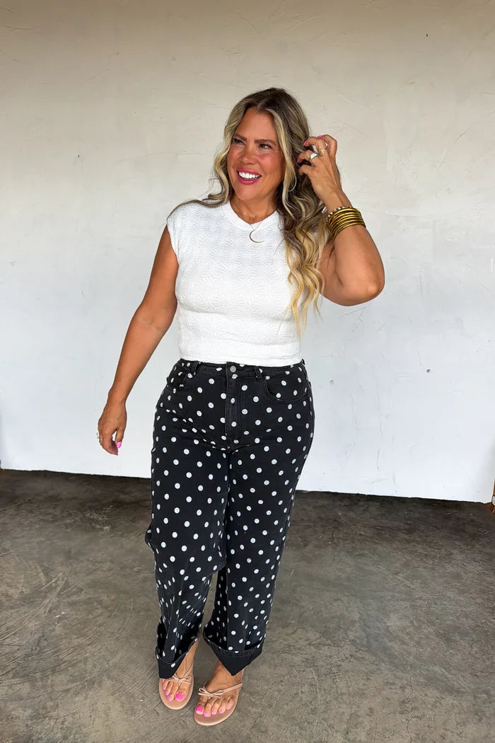 Hocus Pocus Dot Jeans // VERY LIMITED STOCK