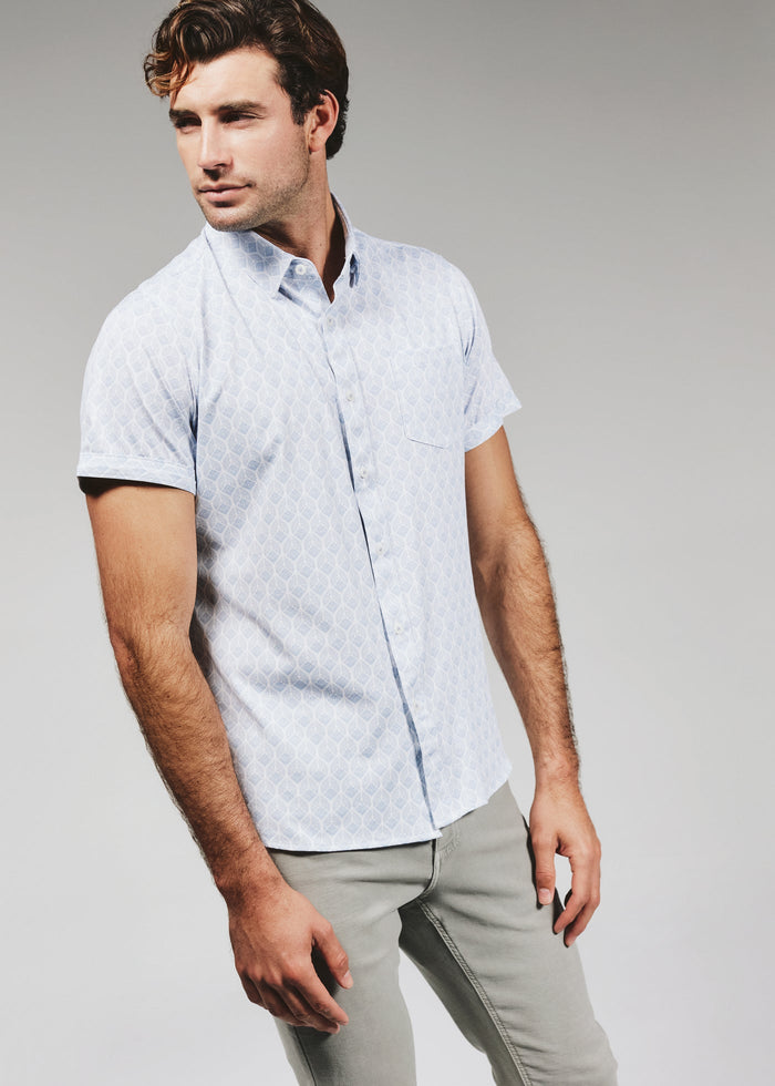 Holden Short Sleeve Shirt - Light Blue