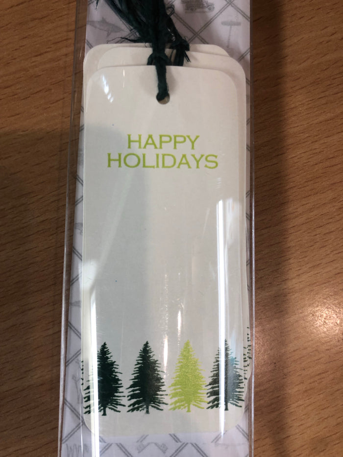 Tree Line Happy Holidays