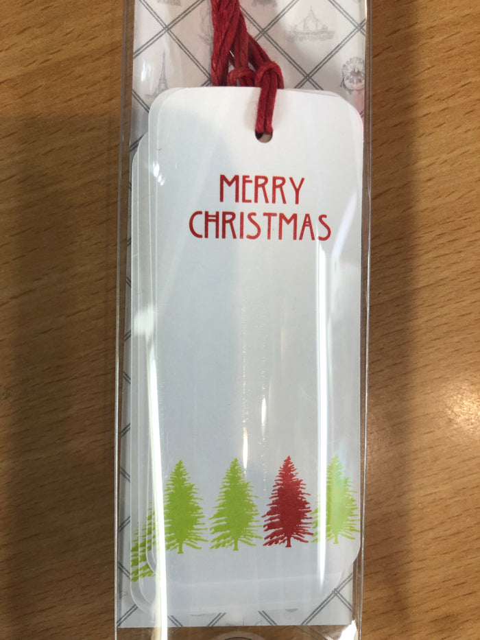 Tree Line Merry Christmas Forest