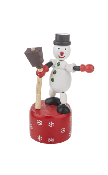 Holiday Wooden Push-Up Puppets