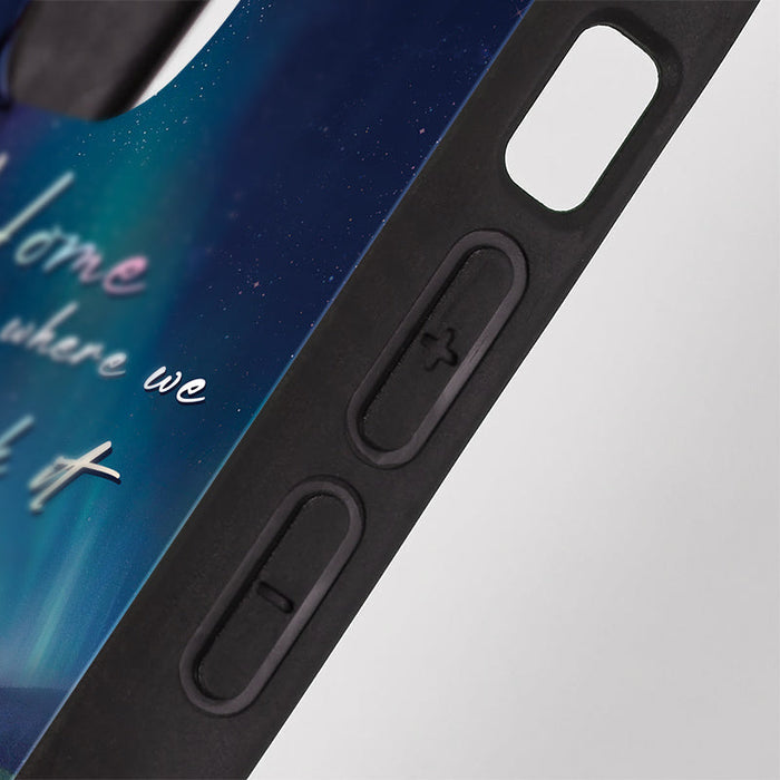 Home Is Where We Park It - Camping Phone Case - Memories Gift For Campers Couples Personalized Custom Phone Case