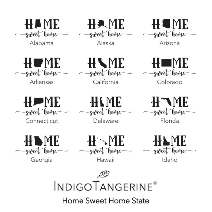 Home Sweet Home (with State) - Custom Cotton Pot Holder