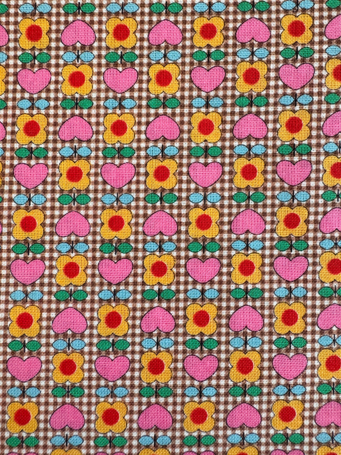 Honey Tune - Petit Heart Flower - Brown (D) - Koko Seki