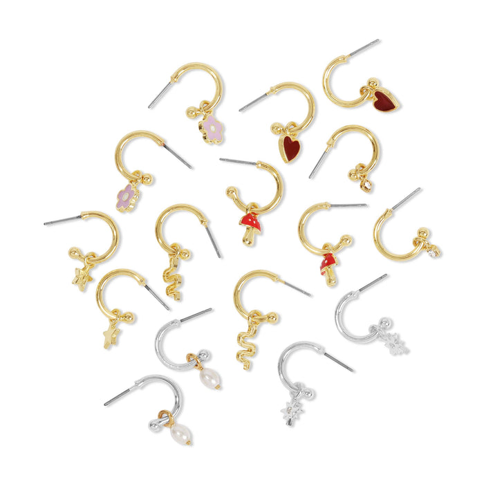 Hoops with Drop - Mushroom