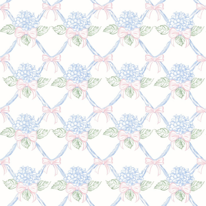 Hydrangea Lattice - Prosecco