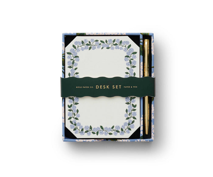 Hydrangea Note Writing Set