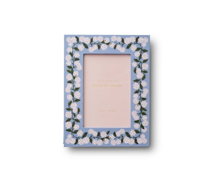 Hydrangea Paper Wrapped Picture Frame