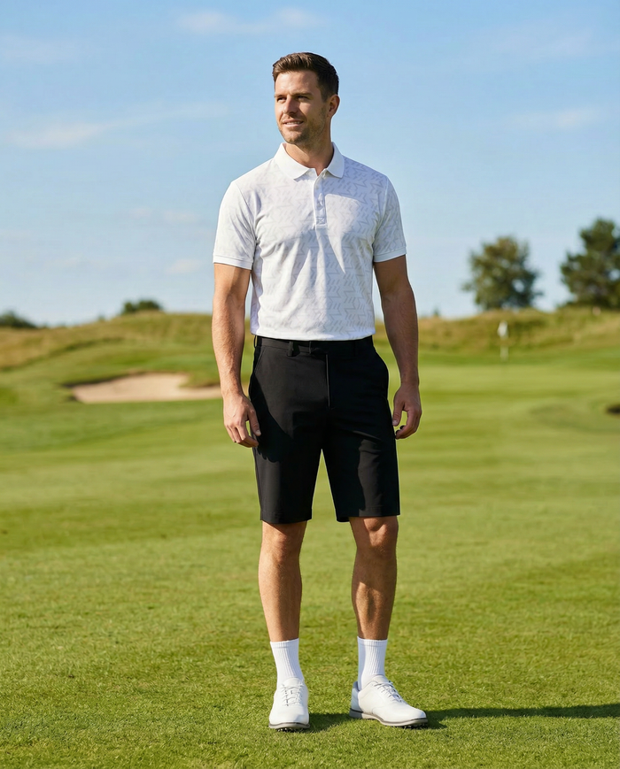 ICON GOLF SHORTS BLACK