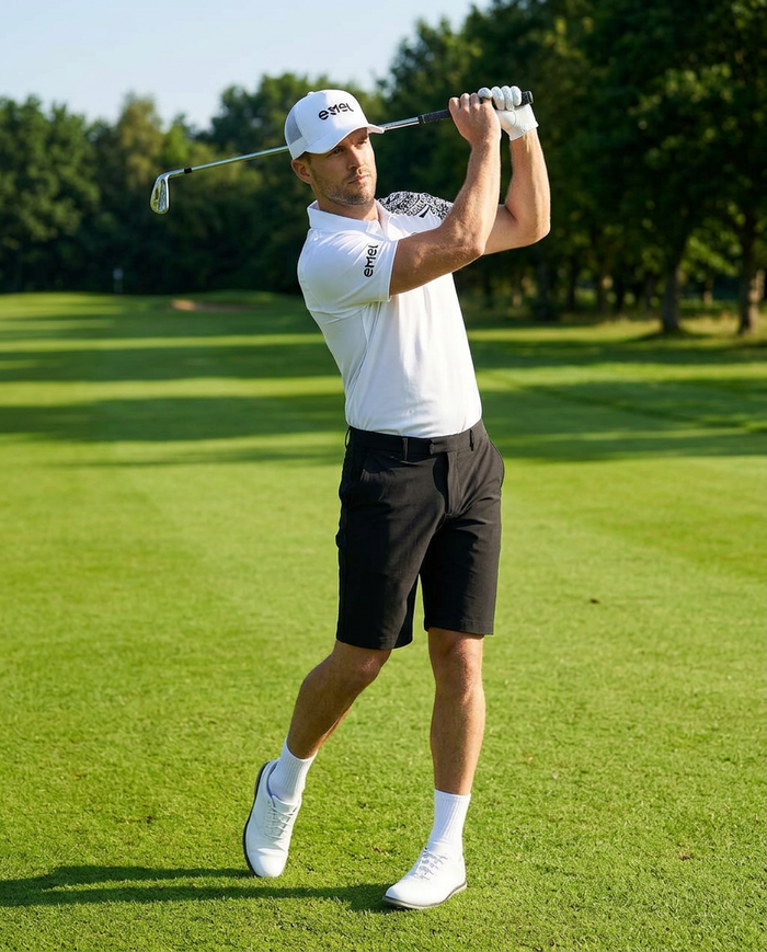 ICON GOLF SHORTS BLACK