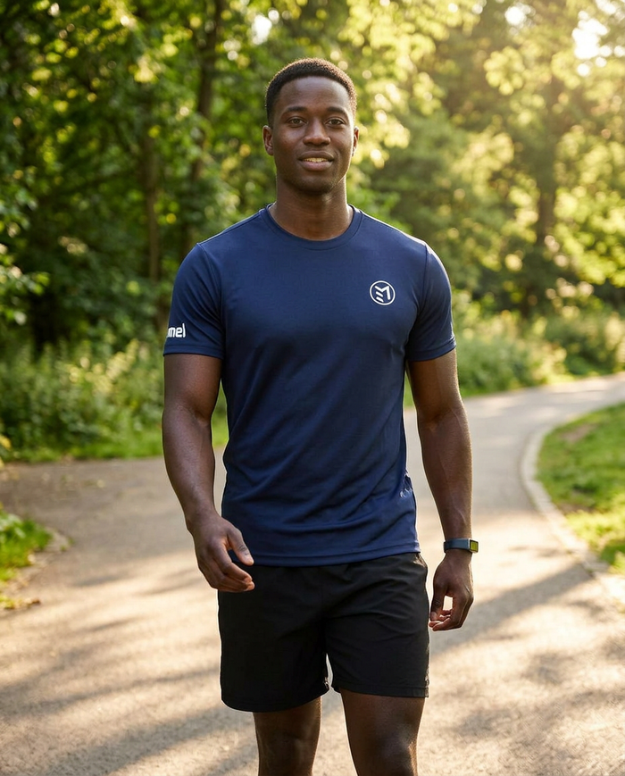 ICON GYM SHIRT NAVY BLUE