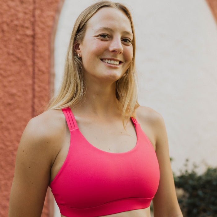 IMPI Running 6 Strap Bra Top - Watermelon