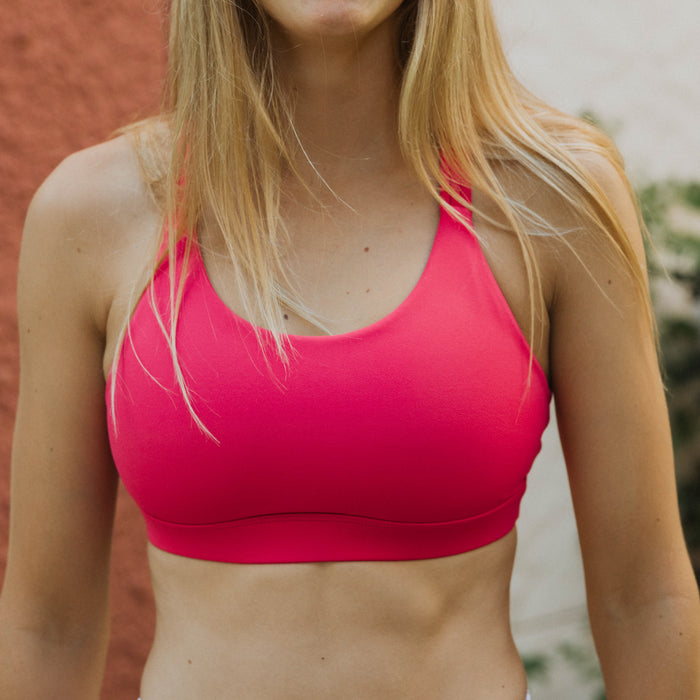 IMPI Running 6 Strap Bra Top - Watermelon